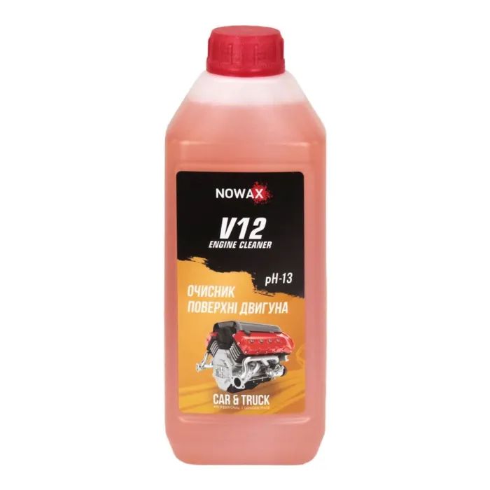 Автомобильный очиститель NOWAX V12 Engine Cleaner 1л (NX01149)