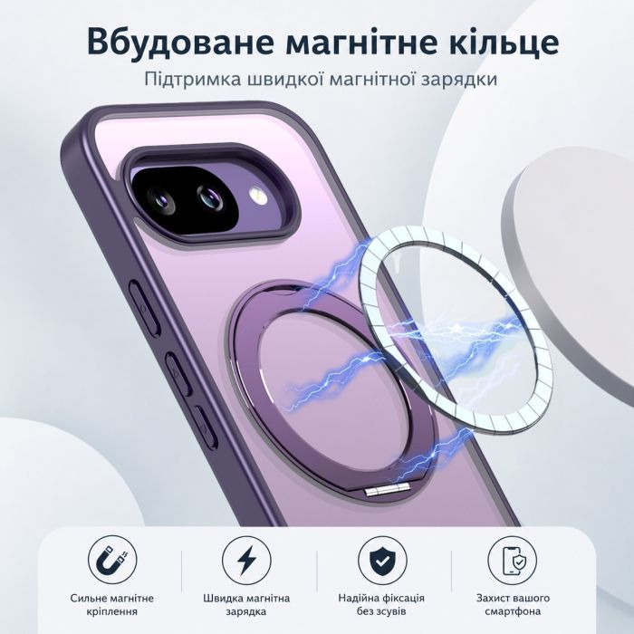 Чехол для мобильного телефона BeCover Aura Fold Google Pixel 9a Purple (715667) изображение 6