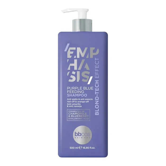 Маска для волос BBcos Emphasis Blond-Tech Effect Purple Blue Feeding Mask 500 мл (8051566449873)