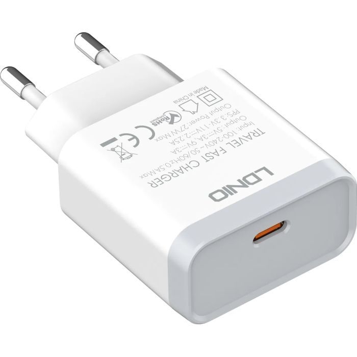 Зарядное устройство LDNIO USB-C PD27W PPS (Q122) изображение 4