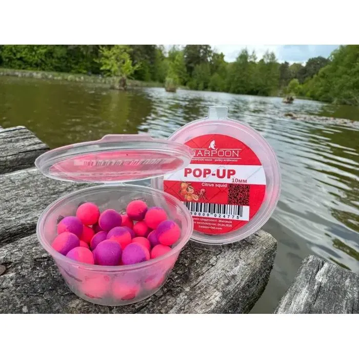 Бойл Harpoon Pop UP 10мм Citrus squid Фіолетово-рожевий (2700000024775)