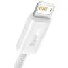 Дата кабель USB 2.0 AM to Lightning 2.0m 2.4A white Baseus (CALD000502) изображение 2