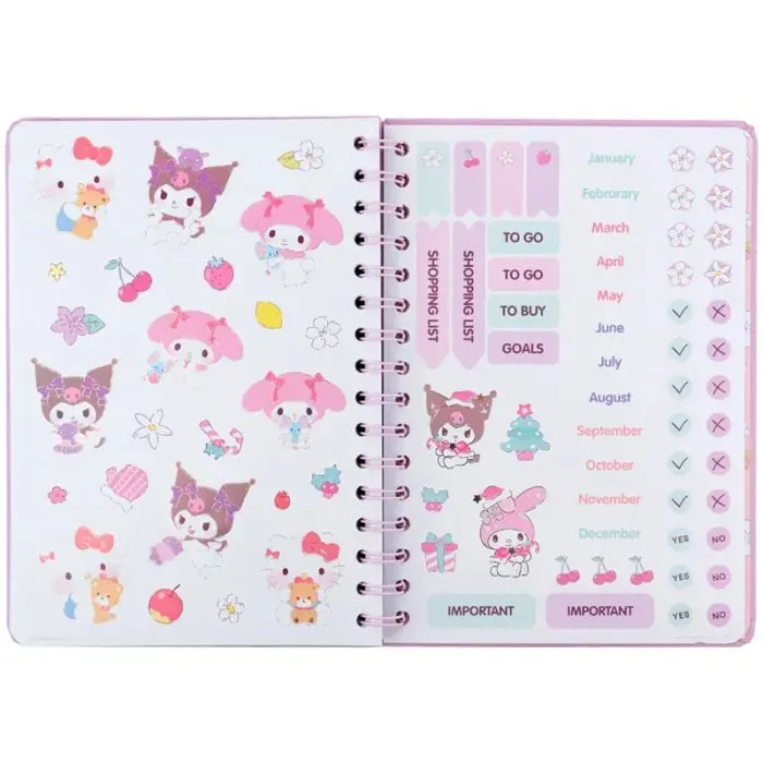 Еженедельник Kite детский на спирали Hello Kitty, твердая обложка (HK26-438) изображение 10