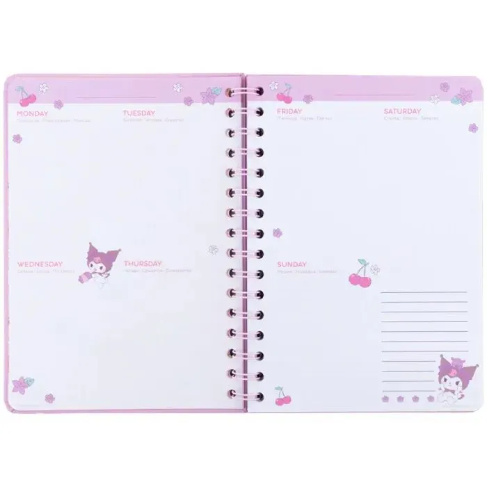 Еженедельник Kite детский на спирали Hello Kitty, твердая обложка (HK26-438) изображение 4
