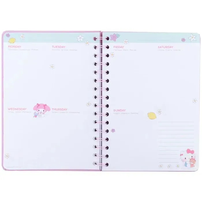 Еженедельник Kite детский на спирали Hello Kitty, твердая обложка (HK26-438) изображение 6