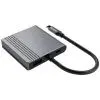 Концентратор Cablexpert USB-C 4-in-1 2xHDMI + 1xUSB 3.2 + 1xUSB-C PD 85W (A-CM-COMBO3-04) зображення 3