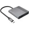 Концентратор Cablexpert USB-C 4-in-1 2xHDMI + 1xUSB 3.2 + 1xUSB-C PD 85W (A-CM-COMBO3-04)
