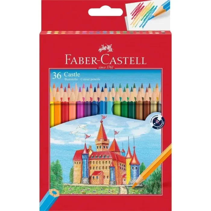 Карандаши цветные Faber-Castell Замок 36 кольорів 120136 (5516)