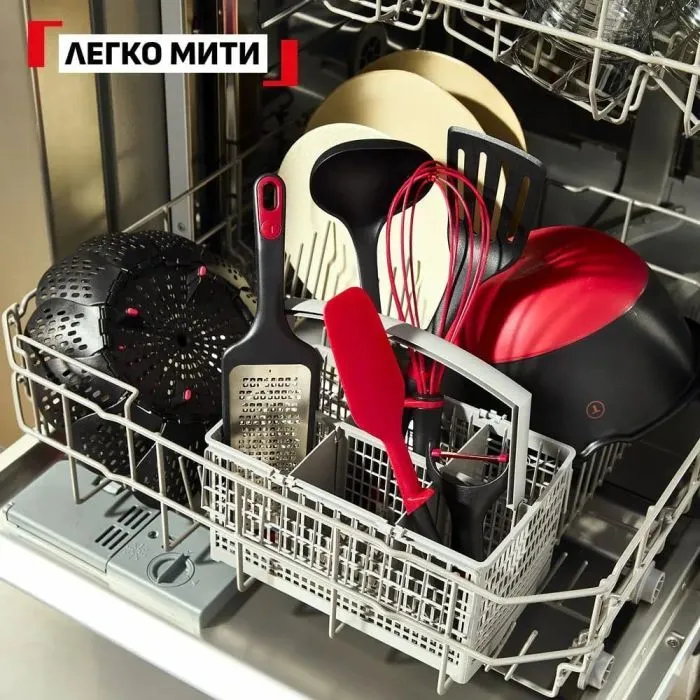 Овочечистка Tefal Ingenio+ вертикальна 17.3 см червоно-чорний (K1992034) зображення 12