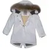 Пальто дитяче Huppa VIVIAN 1 12490120 білий 00020 134 (4741468739472) зображення 5