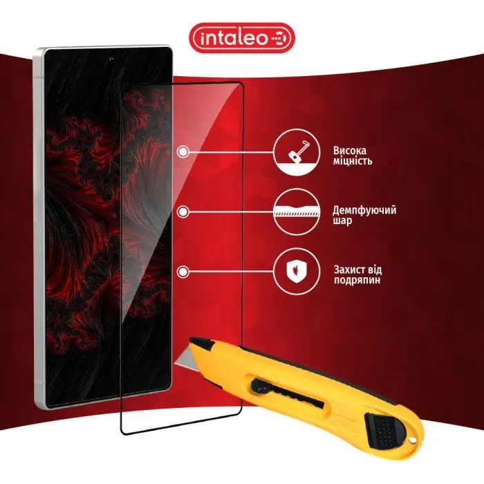 Скло захисне Intaleo Full Glue ESD Samsung S26 Ultra Black (1283126634352) зображення 5