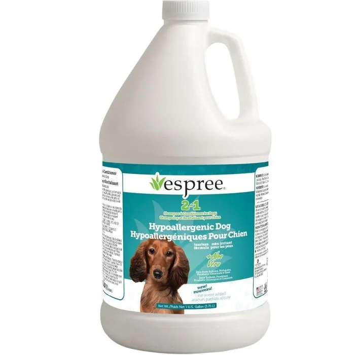 Шампунь для тварин Espree Hypoallergenic 2in1 3.79 л (0748406003644)