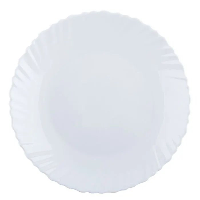 Тарілка Vittora Wave Blanco обідня 220 мм (V-220W)