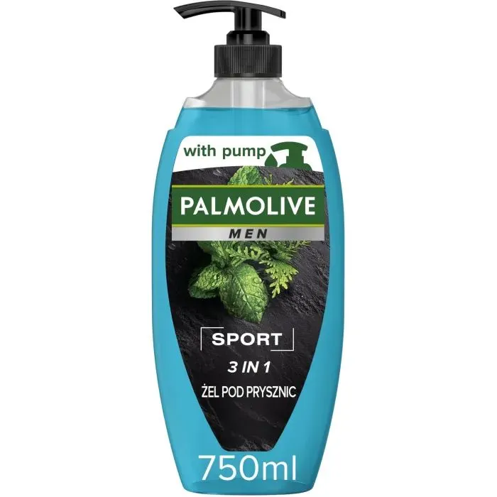 Гель для душа Palmolive Sport 3в1 750 мл (8718951749924) изображение 2