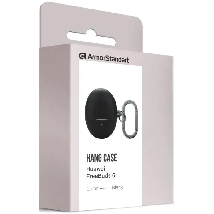 Чехол для наушников Armorstandart Hang Case For Huawei FreeBuds 6 Black (ARM86142) изображение 3