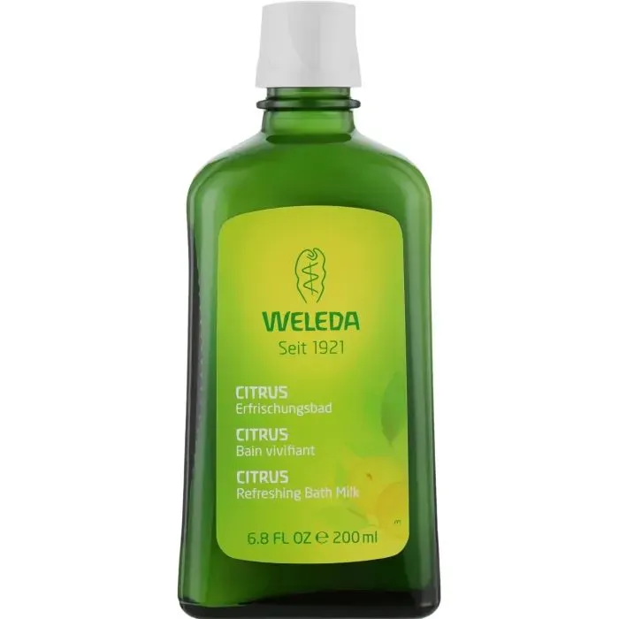 Піна для ванн Weleda Citrus Refreshing Bath Milk 200 мл (4001638098243)