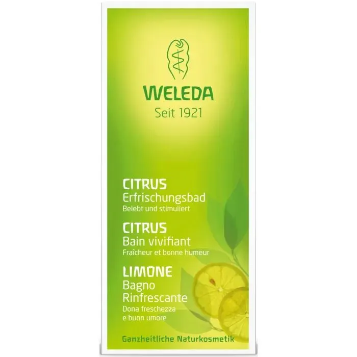 Піна для ванн Weleda Citrus Refreshing Bath Milk 200 мл (4001638098243) зображення 3