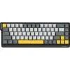 Клавіатура Ajazz x NacodeX NK68 V2 Red Switch LED USB UA Black/Grey/Yellow (NK68-V2-R-BGY) зображення 2