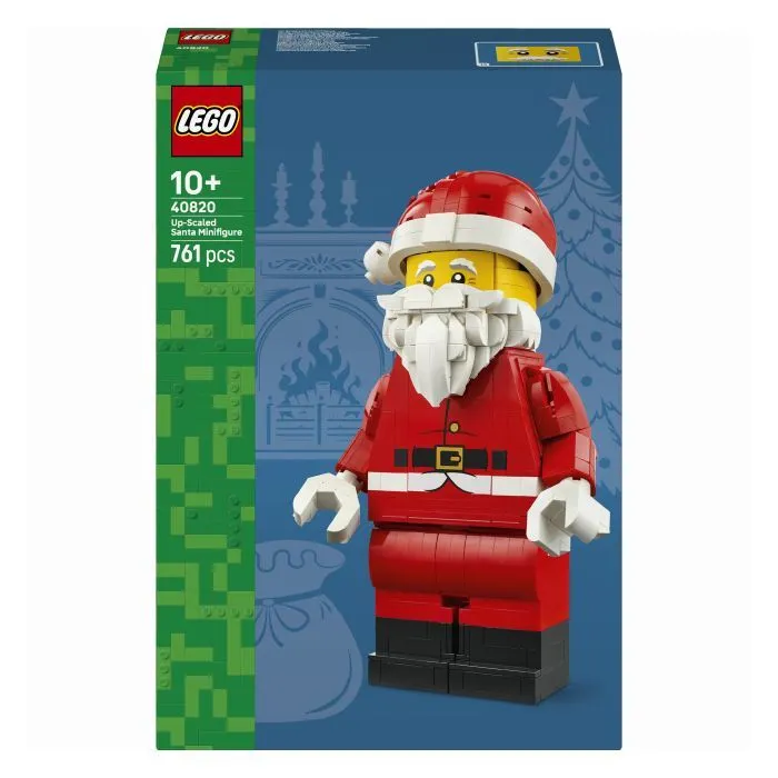 Конструктор LEGO Iconic Збільшена мініфігурка Санти (40820)