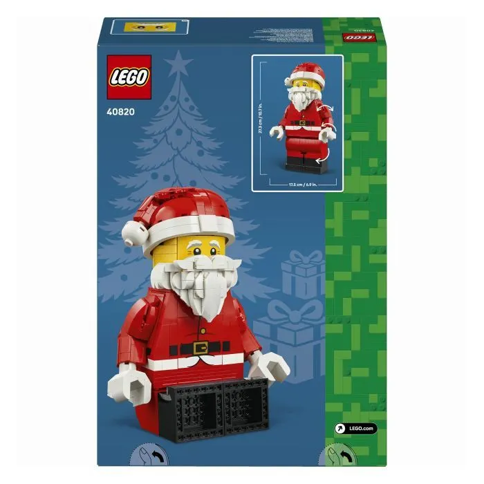 Конструктор LEGO Iconic Збільшена мініфігурка Санти (40820) зображення 3