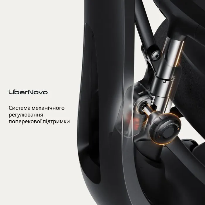 Офісне крісло LiberNovo Omni SE Obsidian 48 см (CP-GW-1000075-00-03) зображення 10