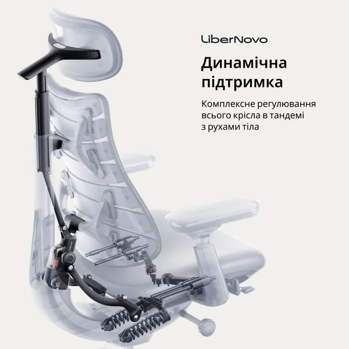 Офісне крісло LiberNovo Omni SE Obsidian 48 см (CP-GW-1000075-00-03) зображення 11