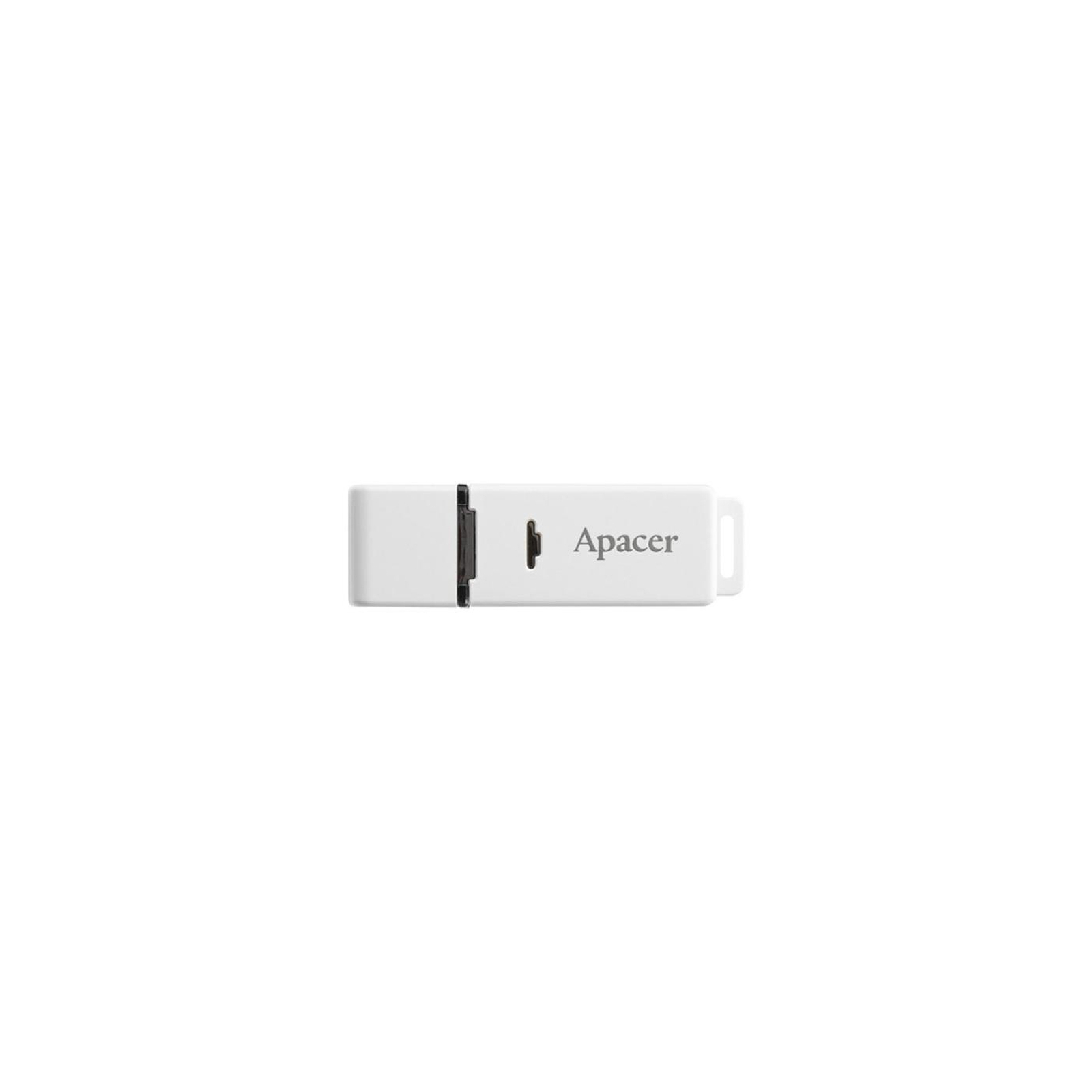 USB флеш накопичувач Apacer 64GB AH223 White RP USB2.0 (AP64GAH223W-1)