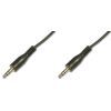 Кабель мультимедійний 3.5mm M to 3.5mm M 1.5m Digitus (AK-510100-015-S)