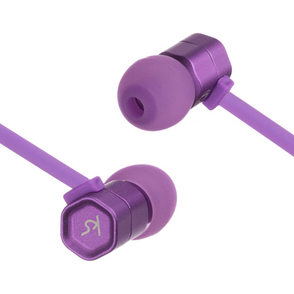 Наушники KitSound KS Hive Buds Earphones with Mic Purple (KSHIVBPU) изображение 2