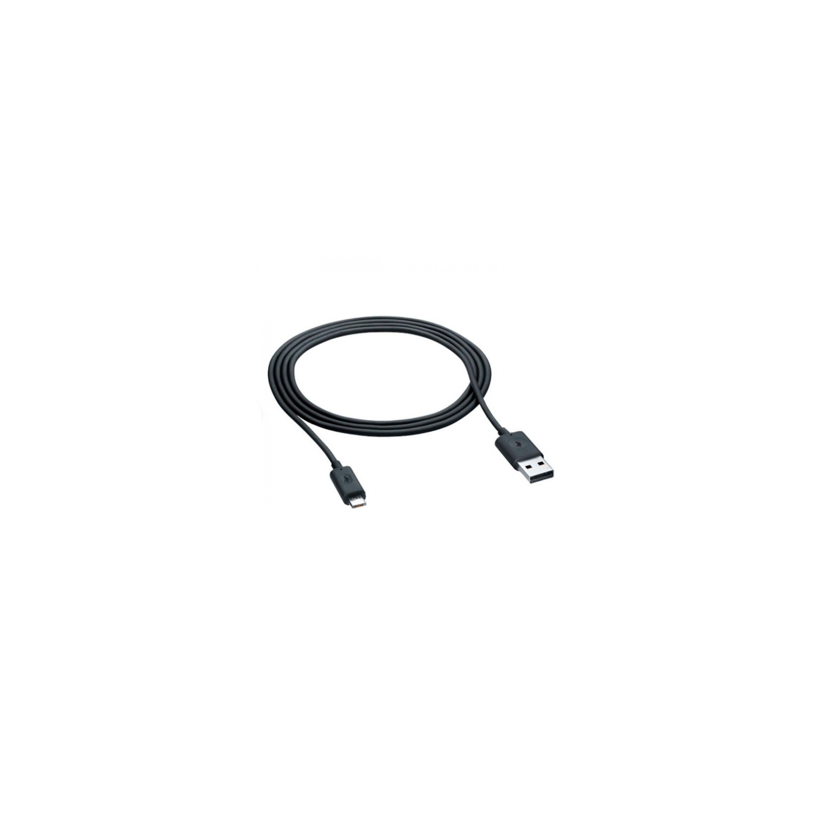 Дата кабель USB 2.0 AM to Micro 5P 1.0m Black Optima (41033)