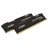 Модуль памяти для компьютера DDR4 16GB (2x8GB) 2400 MHz HyperX FURY Black Kingston Fury (ex.HyperX) (HX424C15FB2K2/16) изображение 2
