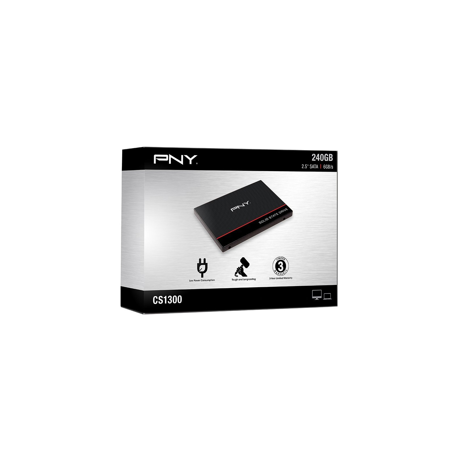 Накопитель SSD 2.5" 240GB PNY (SSD7CS1311-240-RB) изображение 5