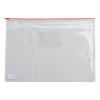 Папка на молнии Buromax А4, plastic zipper red (BM.3946-05)
