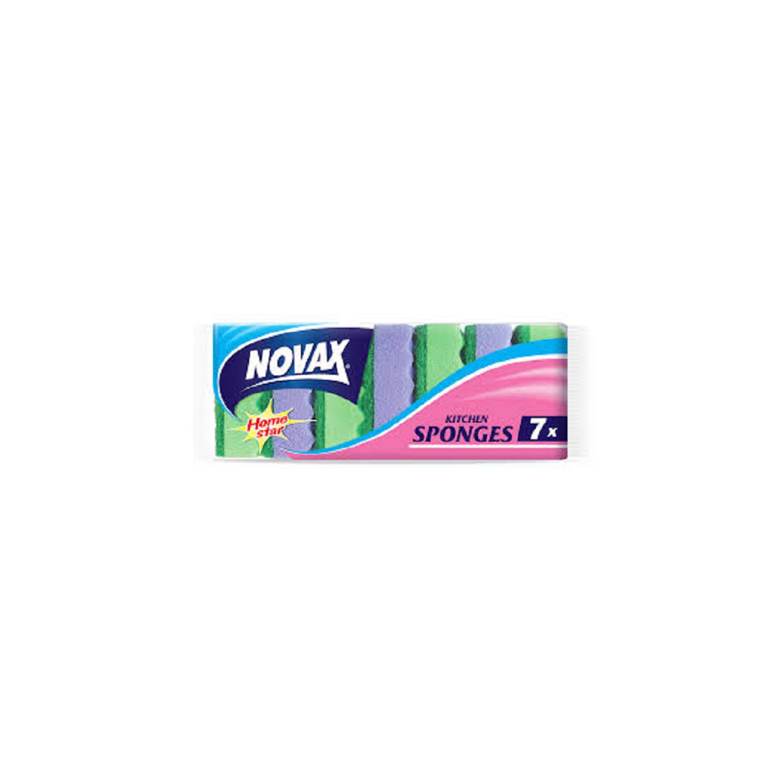 Губки кухонні Novax 7 шт (4823058320243)