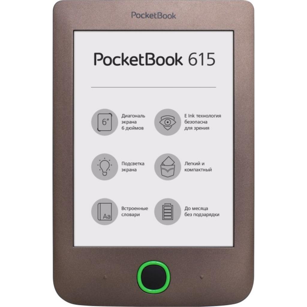 Електронна книга Pocketbook 615 Dark Brown (PB615-X-CIS)