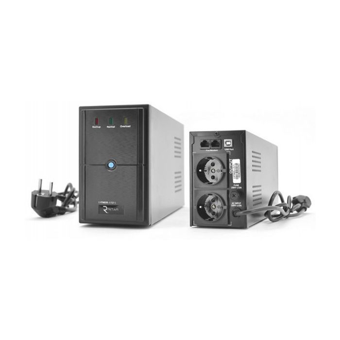 Источник бесперебойного питания Ritar E-RTM650L-U (390W) (E-RTM650L-U) изображение 2
