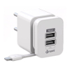 Зарядний пристрій Nomi HC05213 2*USB 2.1A White (173969)