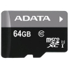 Карта пам'яті ADATA 64GB microSD class 10 UHS-I (AUSDX64GUICL10-RM3BKBL) зображення 2