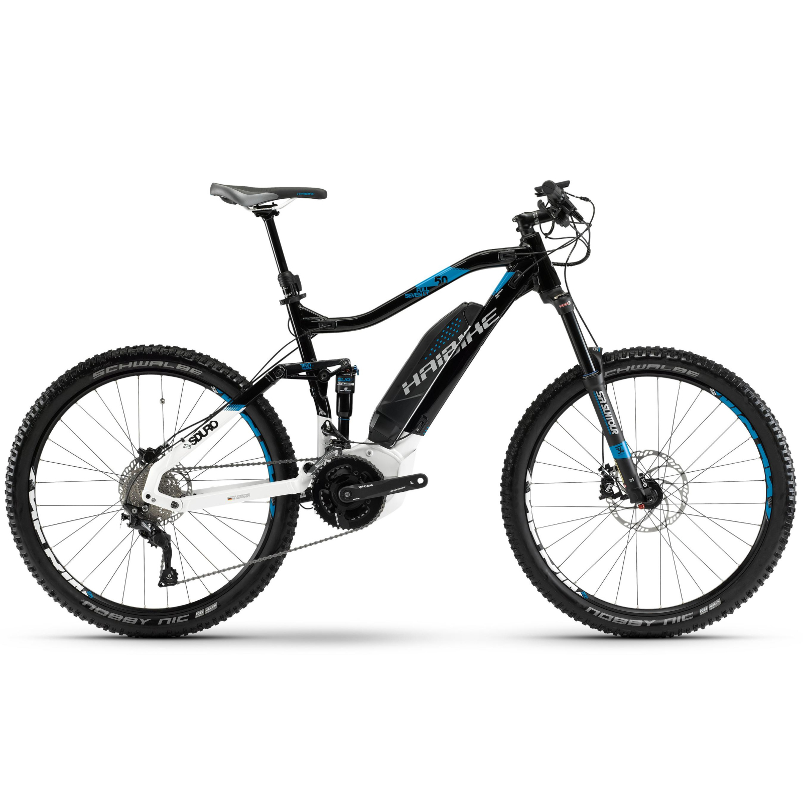 Электровелосипед Haibike SDURO FullSeven LT 5.0 27,5" 500Wh, 52см, ход:150мм, 2018 (4540182852)
