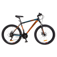 Велосипед Optimabikes 26" MOTION 2018 AM 14G DD рама-13" Al черно-оранжевый (OPS-OP-26-111)