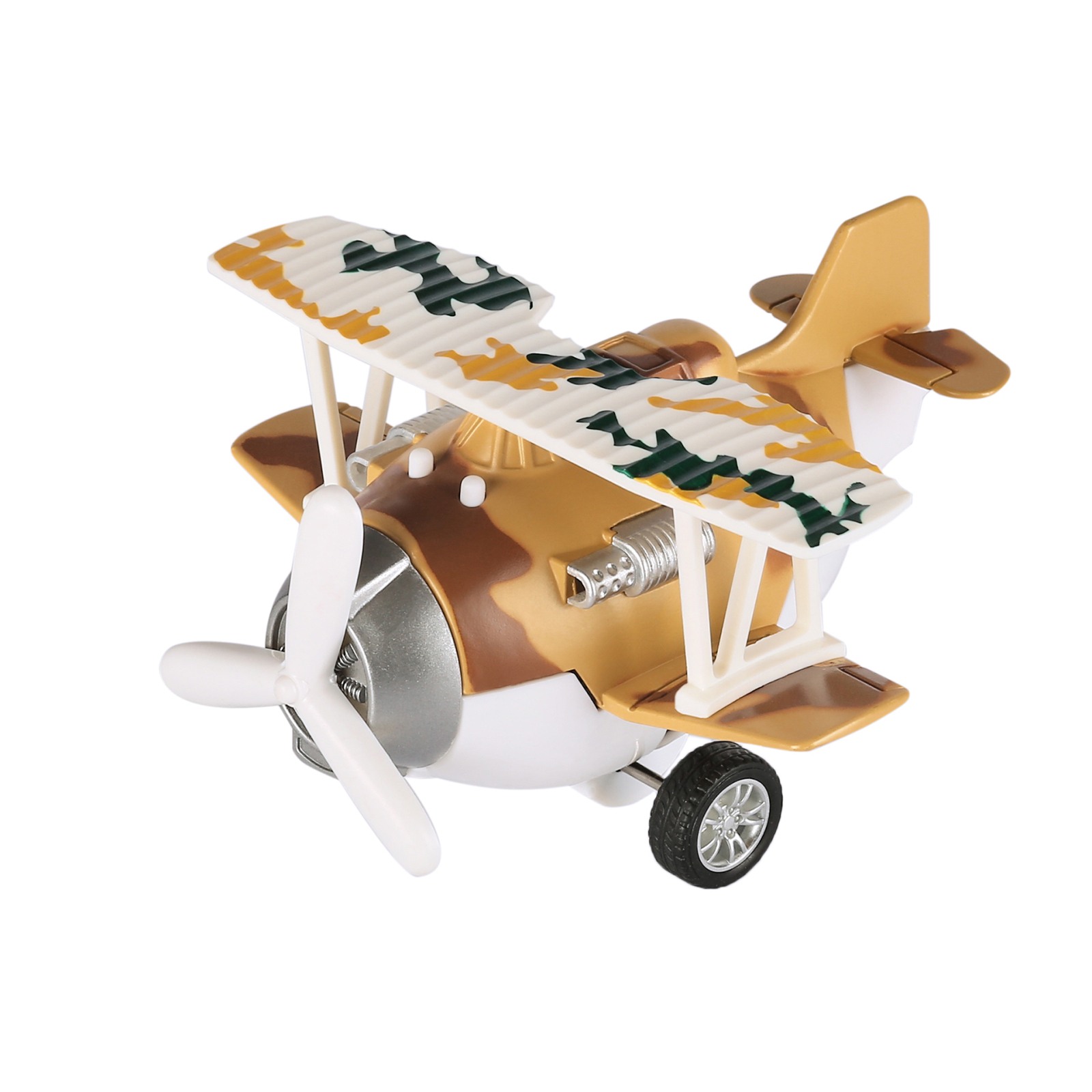 Спецтехніка Same Toy Самолет металический инерционный Aircraft коричневый (SY8016AUt-3)