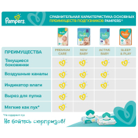 Підгузки Pampers New Baby Mini Розмір 2 (4-8 кг) 94 шт (8001090948137) зображення 4