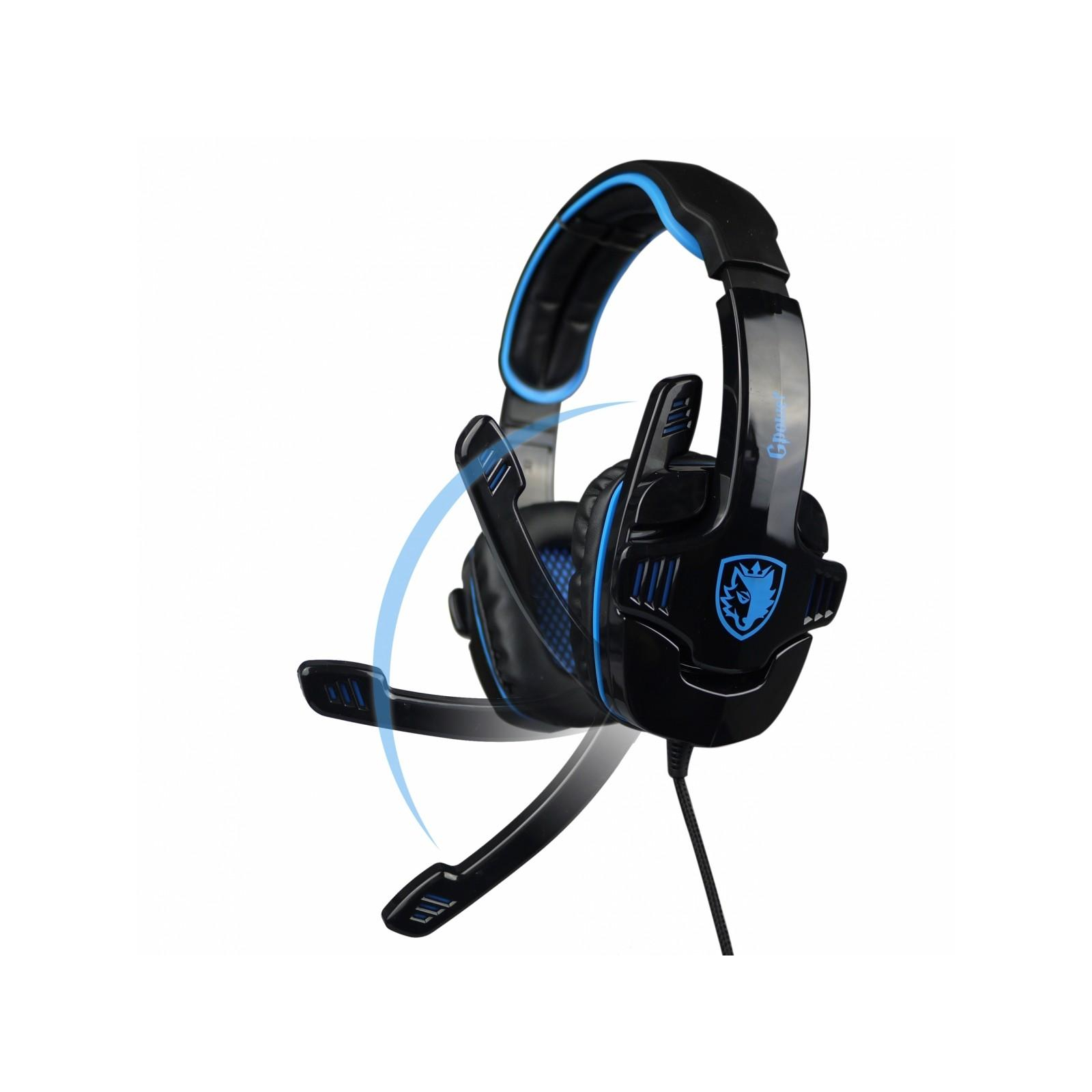 Навушники Sades Gpower Black/Blue (SA708-B-BL) зображення 3