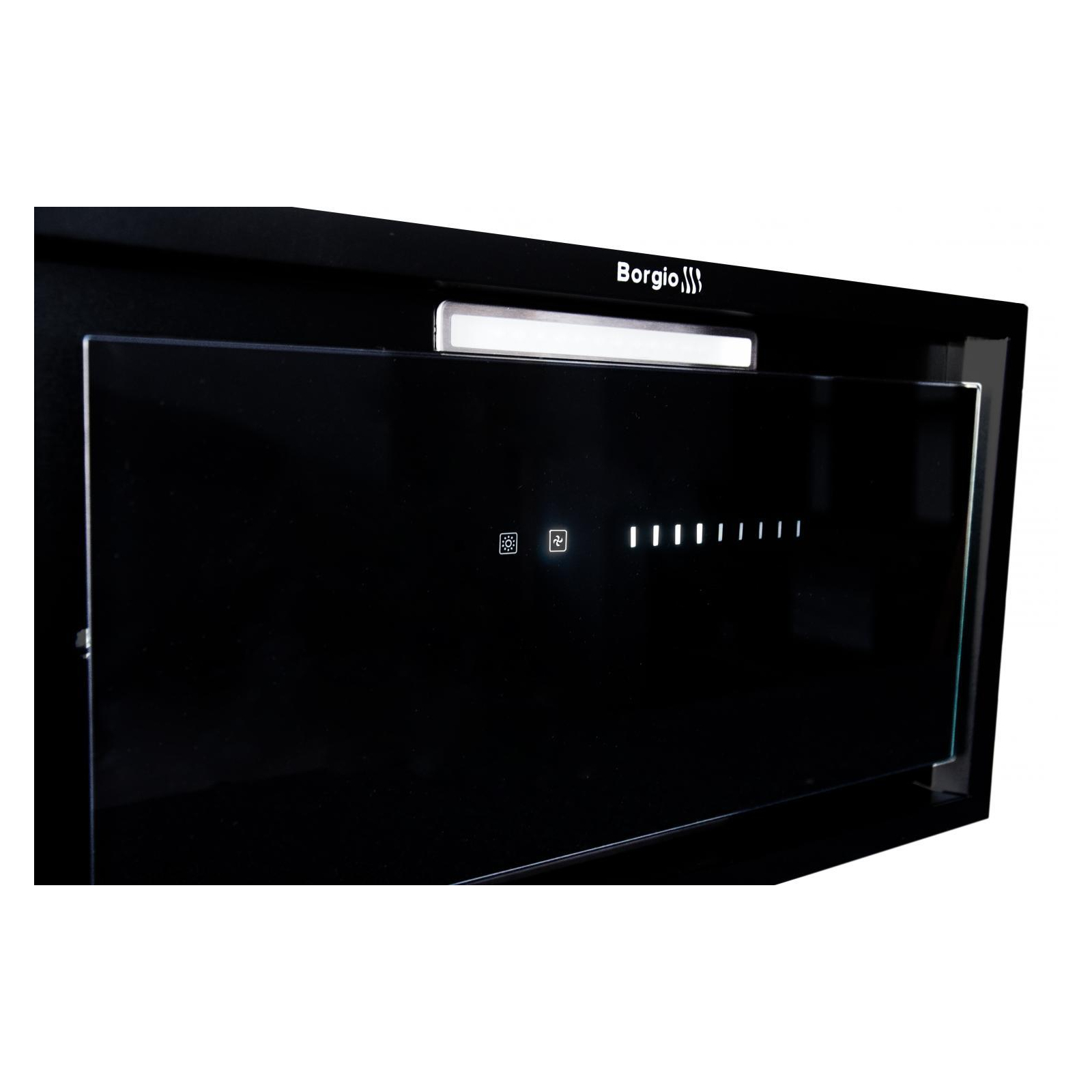 Витяжка кухонна Borgio BIT-BOX full glass 60 black зображення 2