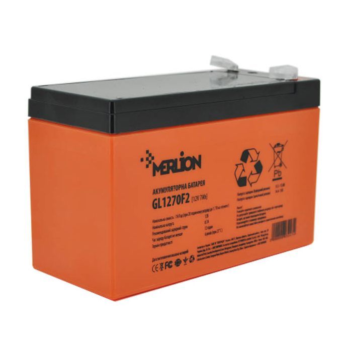 Батарея к ИБП Merlion 12V-7Ah GEL (GL1270F2 GEL)