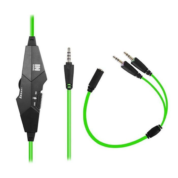 Наушники Gemix N3 Black-Green Gaming изображение 4