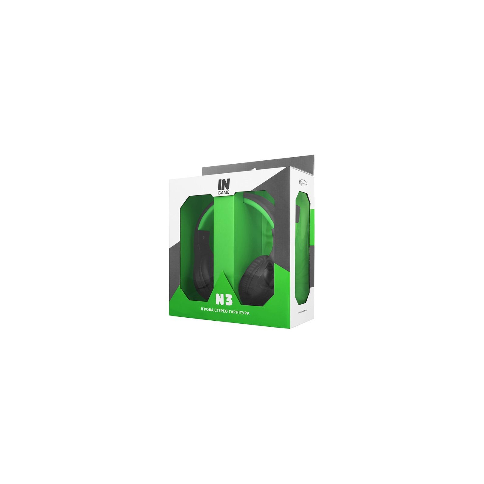 Наушники Gemix N3 Black-Green Gaming изображение 5
