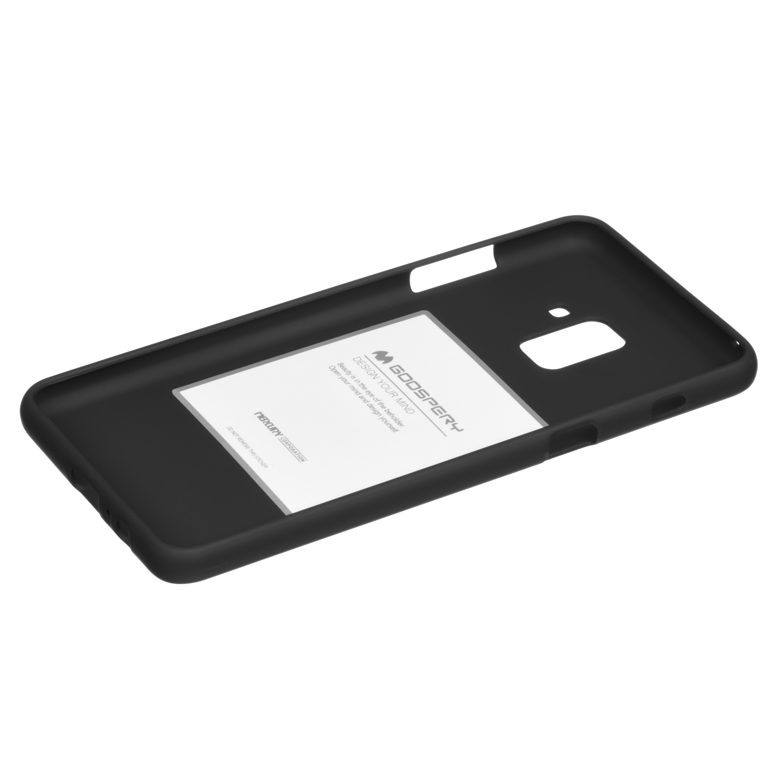 Чехол для мобильного телефона Goospery Samsung Galaxy A8+ (A730) SF Jelly Black (8809550413511) изображение 2