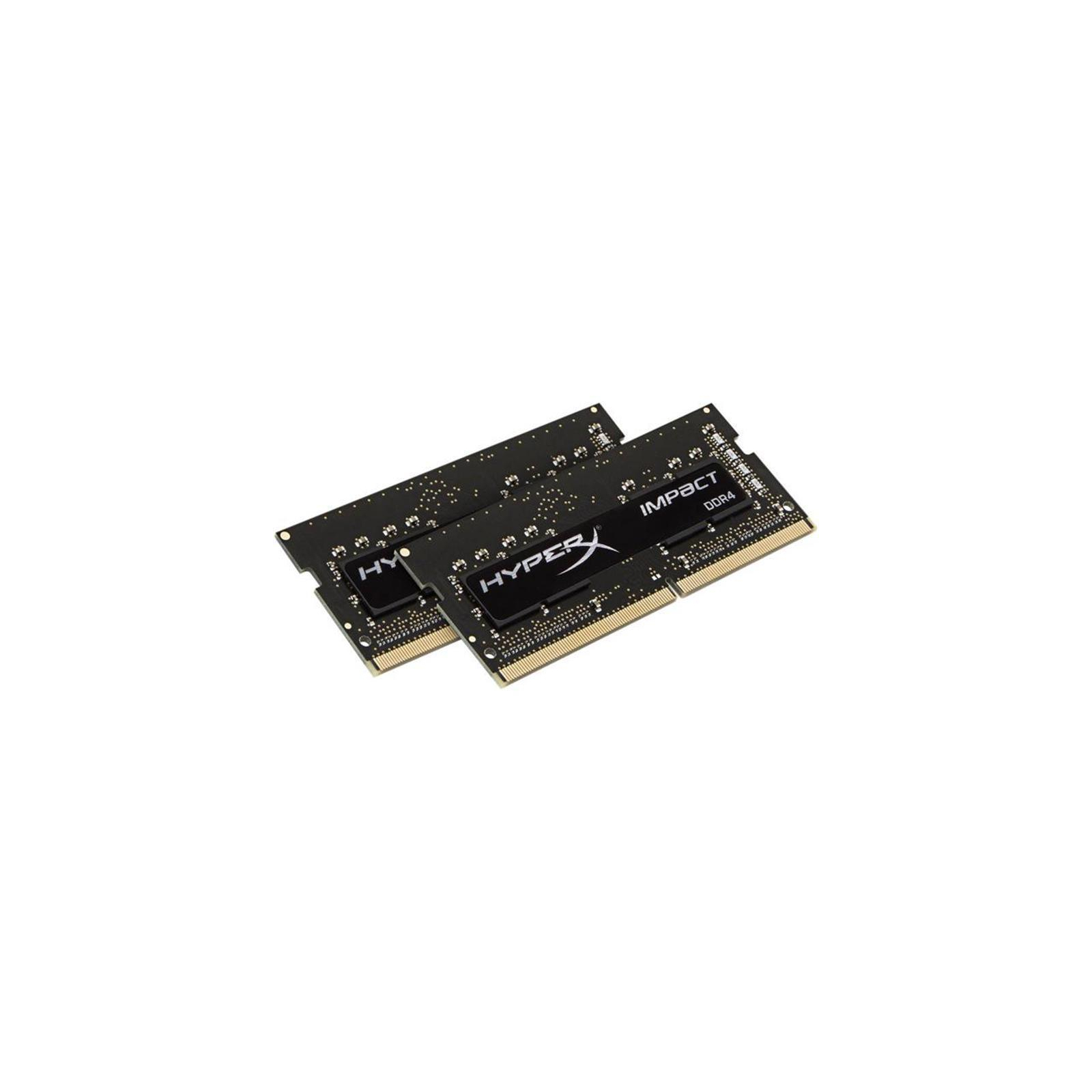 Модуль памяти для ноутбука SoDIMM DDR4 16GB (2x8GB) 2666 MHz HyperX Impact Kingston Fury (ex.HyperX) (HX426S15IB2K2/16) изображение 2