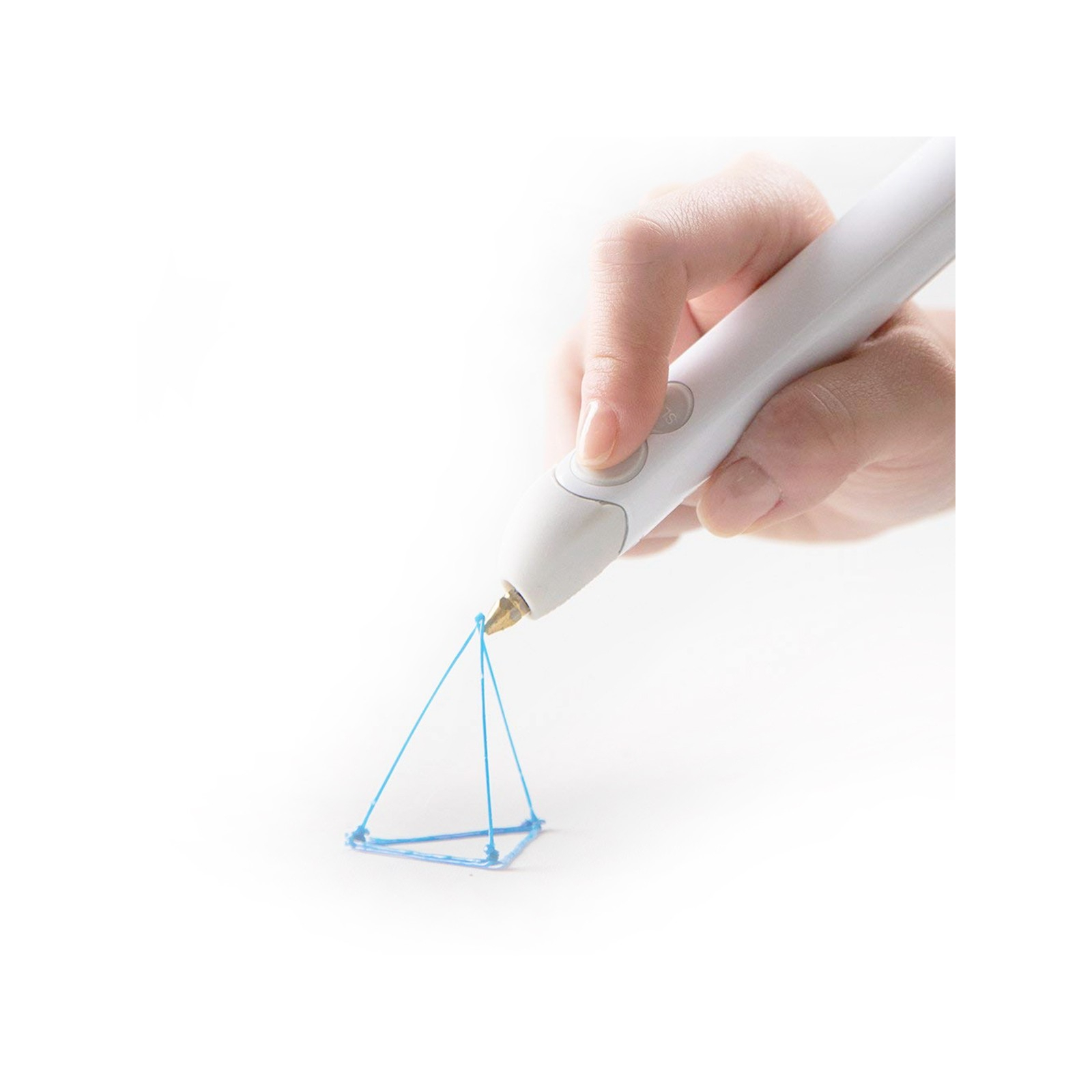 3D - ручка 3Doodler Create PLUS для проф. использования - БЕЛАЯ (75 cтержней) (8CPSWEEU3E) изображение 3